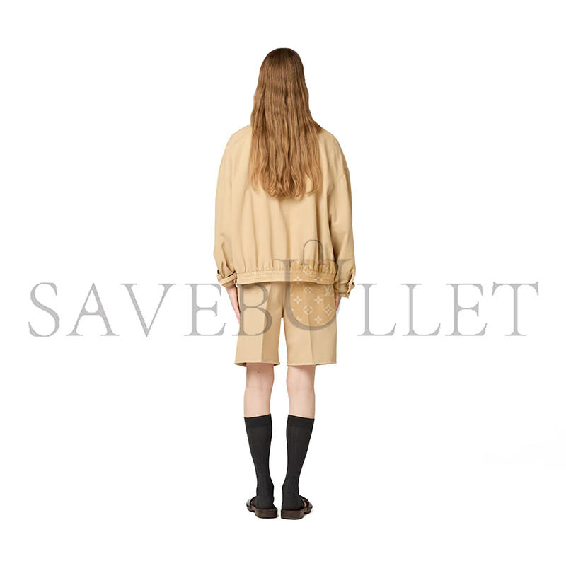 MIU MIU LIGHT DENIM BLOUSON JACKET GWB149